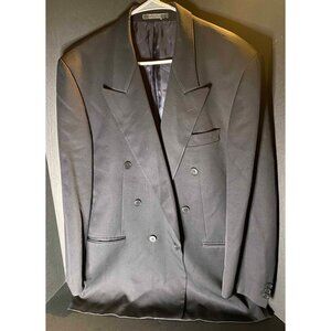 Fiori Wool Blazer Jacket Navy Mens L (42R) Preppy